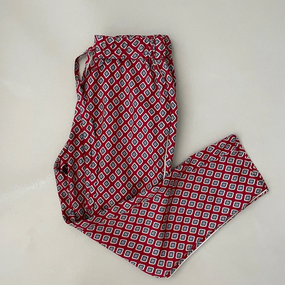 ❌ SOLD The Kooples Printed Silk Trousers, Size XS - Picture 1 of 4